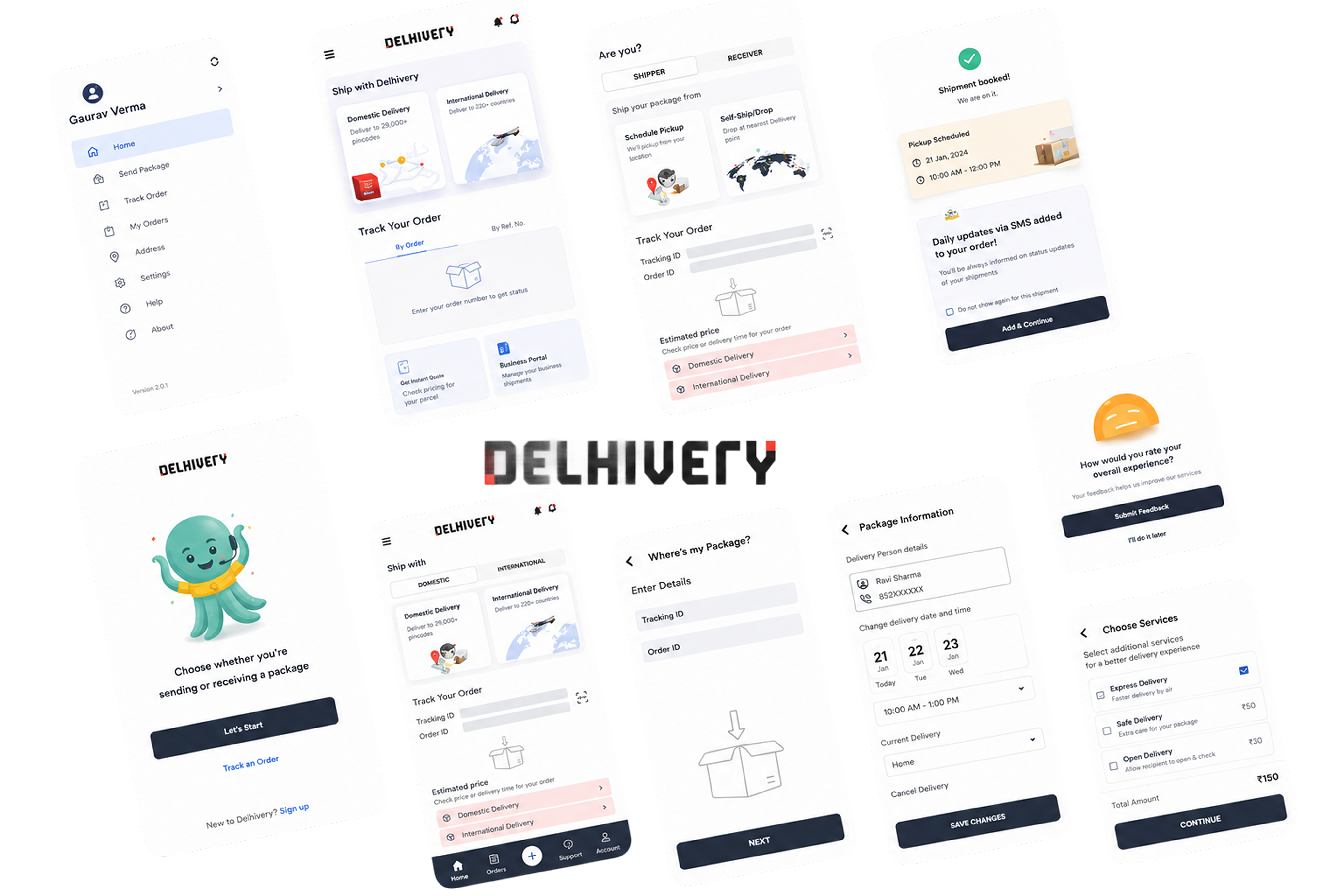 Delhivery App Redesign